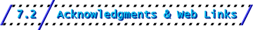 7.2: Acknowledgments & Web Links